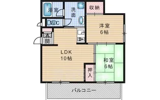 あいのマンション【1階】の間取り