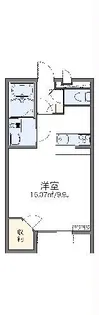 レオパレスシェソワII【2階】の間取り