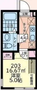 センティエロ【2階】の間取り