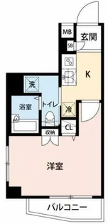 アマヴェル神楽坂【4階】の間取り