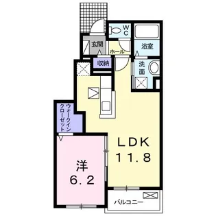 チアザス西軽井沢 A【1階】の間取り