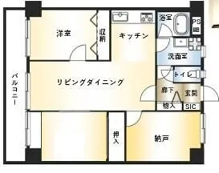 ファミール押上【4階】の間取り