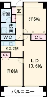 プランドールYAHEI【3階】の間取り