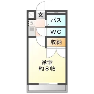 リバーライズI【1階】の間取り