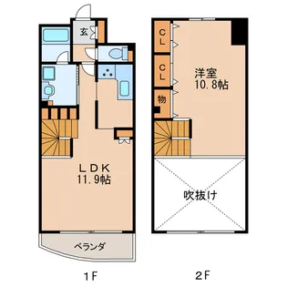 ラドーニ清水の間取り