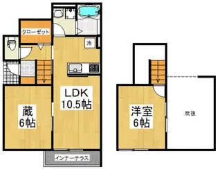 桜が丘4丁目賃貸【1階】の間取り