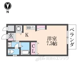 ラヴィスタ友呂岐【3階】の間取り