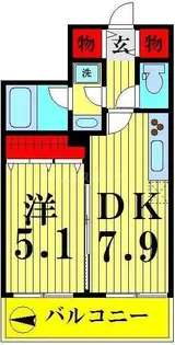 ジュイール桜イースト【9階】の間取り
