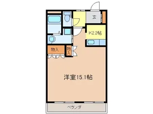 ロータス平井【2階】の間取り