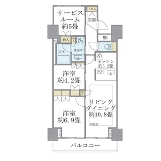 Brillia ist 東雲キャナルコート【3階】の間取り