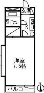 ダイエイコーポII【2階】の間取り