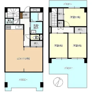 中津川スカイレジデンス【9階】の間取り