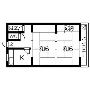クレメアA棟【1階】の間取り