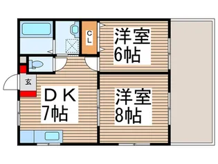 ピタアタ清瀬【1階】の間取り