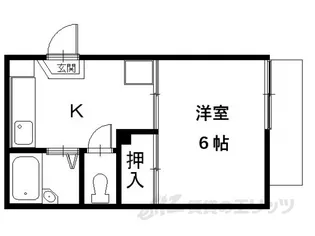 ラ・プラン外町1【1階】の間取り