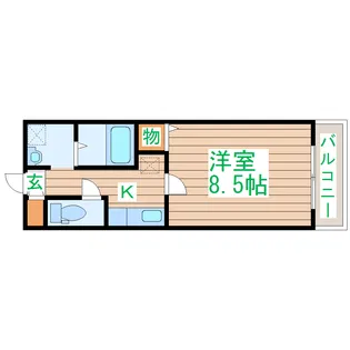 クレール【2階】の間取り