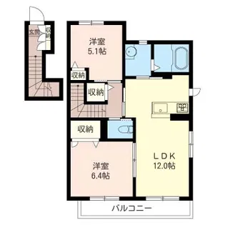 アルティア【2階】の間取り