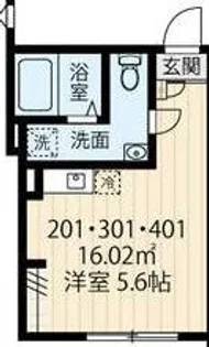 フィオーネ竹ノ塚【3階】の間取り