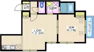 Maison de Tokuyama【2階】の間取り