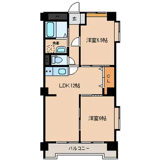 群馬県前橋市元総社町【マンション】の間取り