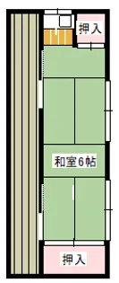 上矢荘【2階】の間取り