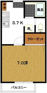 クレストコート【2階】の間取り