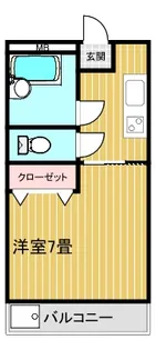 メープルハイム【1階】の間取り