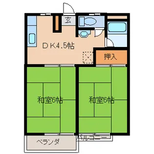 エクセルII【2階】の間取り