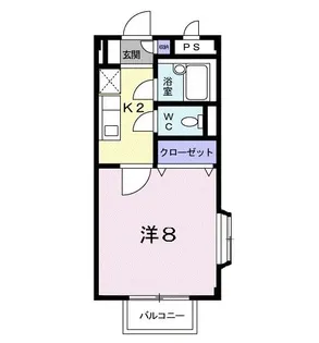 アークシャルマン【2階】の間取り