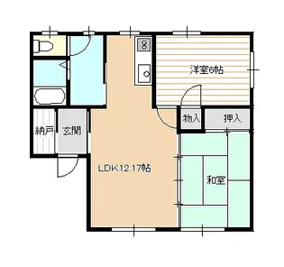 レジデンスK【1階】の間取り