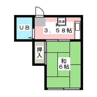 大平荘【1階】の間取り