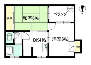 大石ビル【2階】の間取り