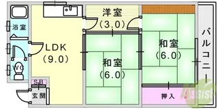 稲垣ビル【3階】の間取り