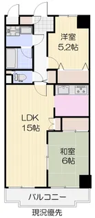 ラポール泉中央【3階】の間取り