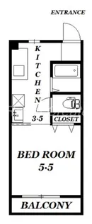 セジュール出来島【3階】の間取り