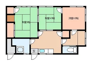 岡山県岡山市東区藤井【一戸建】の間取り