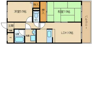 サンクレスト28【6階】の間取り