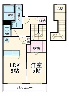 LOTUS中野町【2階】の間取り