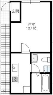 メーヴェ泉【1階】の間取り