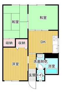 栄玉マンション【2階】の間取り