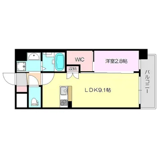 セレニテ東三国ミラク【11階】の間取り