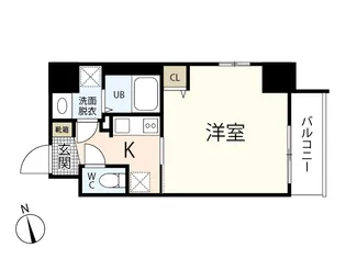 ウェンディ橋本町【2階】の間取り