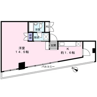 深山ビル【5階】の間取り