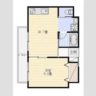 リ・ポーズ21【7階】の間取り