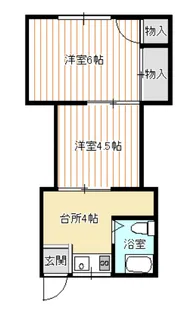 STハイツ志家【1階】の間取り