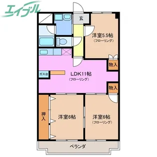 サンステージ【1階】の間取り