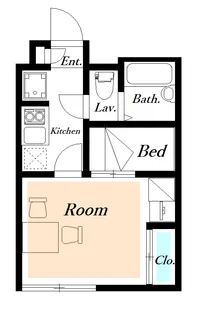 千葉県千葉市中央区椿森2【アパート】の間取り