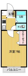 山梨県甲府市塩部3【アパート】の間取り
