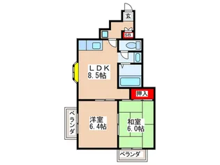 グレイスほまれ【2階】の間取り