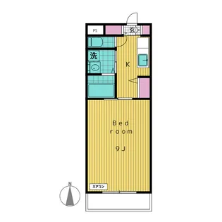 ベルメゾン【1階】の間取り